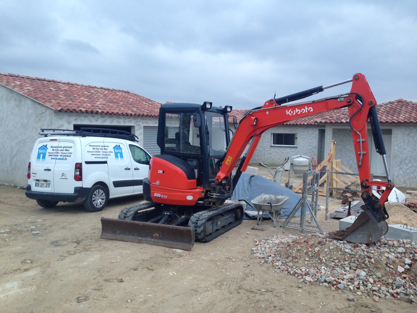 Mini-pelle Kubota U35-3a3 EM2L