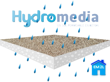 Béton drainant perméable EM2L Saint-Cyr-sur-Mer